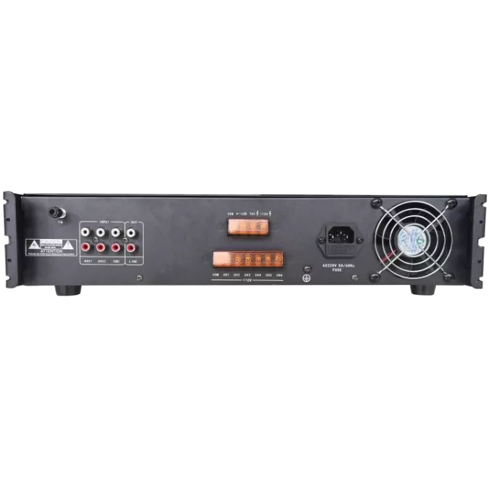 Hikvision DS-QAE0A240G1-VB6/EU 240 Вт 6-зонный Аналоговий підсилювач