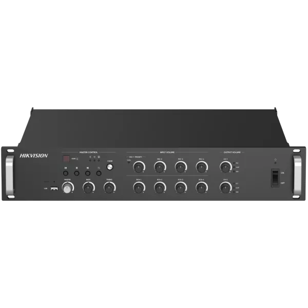 DS-QAZ1A1000G1-VB4 500 Вт на 2 зони Мережевий підсилювач Hikvision