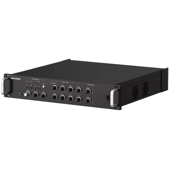 DS-QAZ1A1000G1-VB4 500 Вт на 2 зони Мережевий підсилювач Hikvision