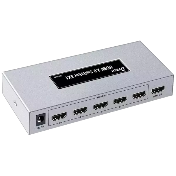 Dtech DT-7451 Комутатор 4K HDMI 5X1