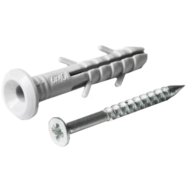 APRO SMTG-60060-C Дюбель-цвях швидкого монтажу поліетиленовий гриб 6х60 (пач. 100 шт.)