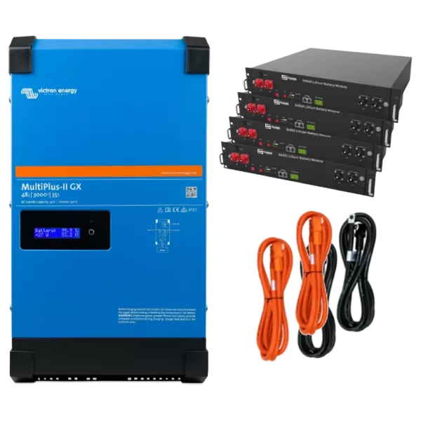 Victron Energy MultiPlus-II + Dyness 2.4кВт 9.6кВт*год Система автономного живлення однофазна