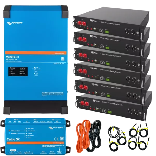 VictronEnergy MultiPlus-II + Dyness 4кВт 14.4кВт*г Система безперебійного живлення однофазна