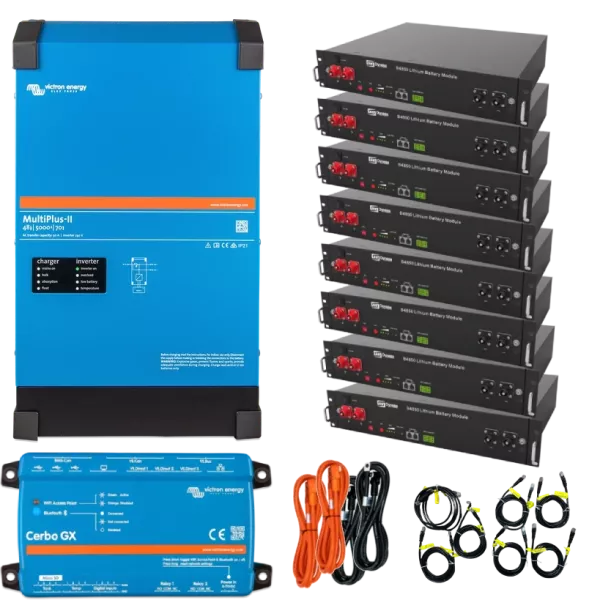 VictronEnergy MultiPlus-II + Dyness 4кВт 19.2кВт*г Система безперебійного живлення однофазна