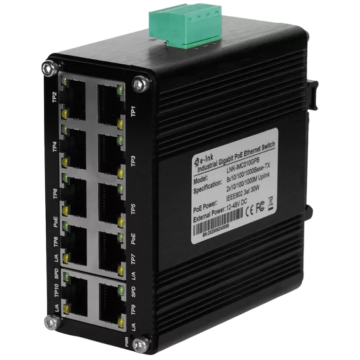 E-LINK LNK-IMC010GPB Комутатор 10 портів некерований