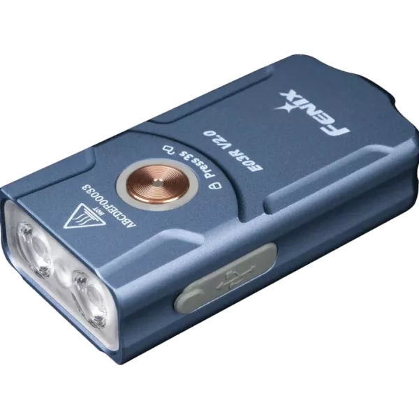 Fenix E03R V2.0 Ліхтар наключний синій
