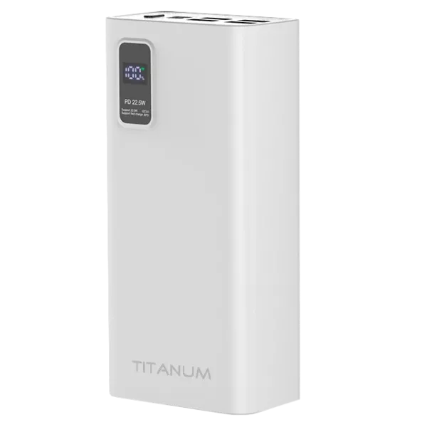 TITANUM 728S 30000mAh 22.5W White Повербанк