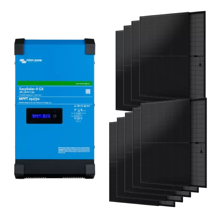 Victron Energy EasySolar-II GX 48/3000/35-32 + AIKO-A445-MAH54Mb 2.4 кВт Система автономного питания однофазная