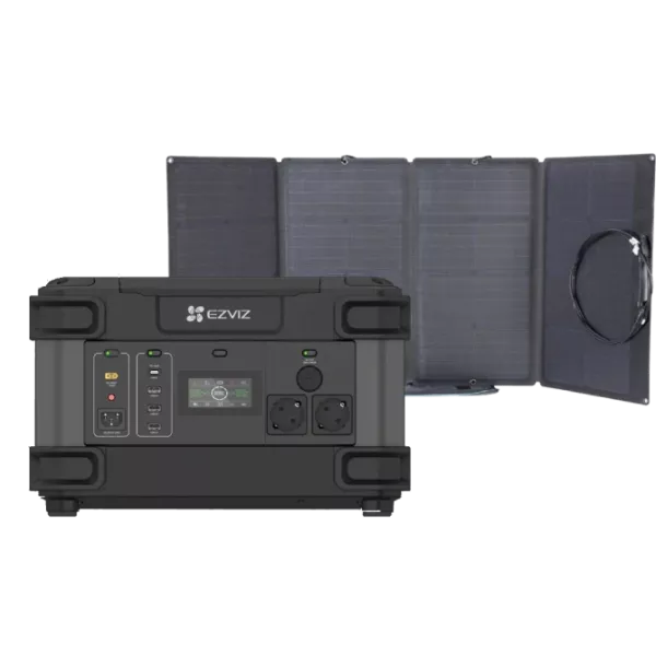 Ezviz CS-PS1300 (CN066)(FR) +  EcoFlow 160W Система автономного живлення однофазна