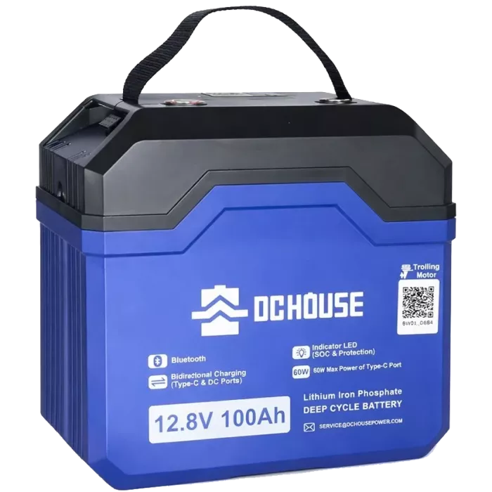 DСHOUSE 12.8V 100Ah (ECO-LFP1210004) Bluetooth Акумуляторна батарея