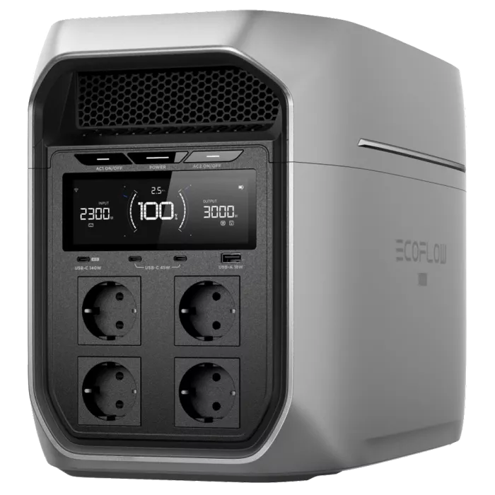 EcoFlow DELTA 3 Max Plus 2048 Вт·ч Портативная зарядная станция