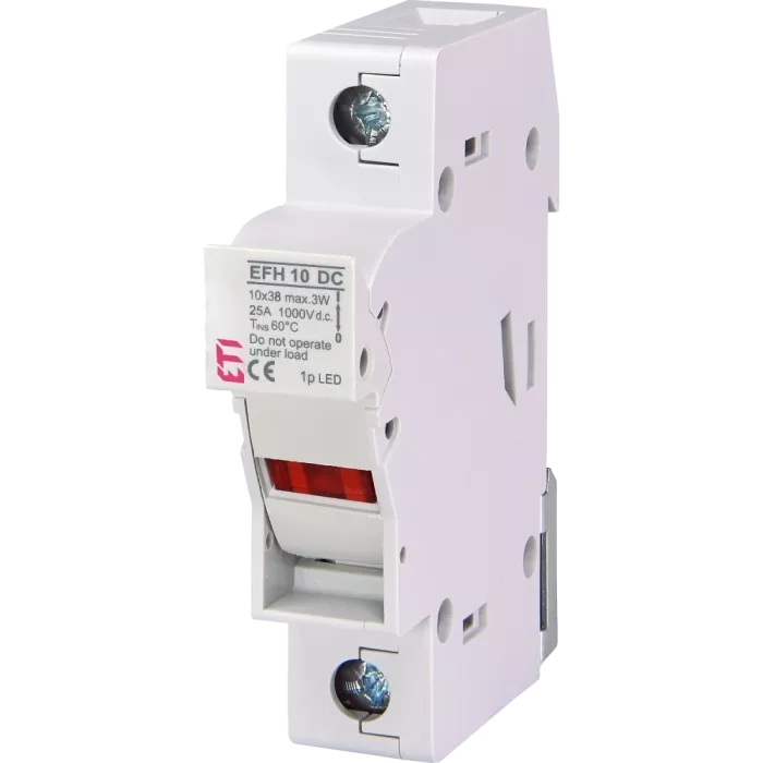 ЕТІ EFH 10 1P-LED 25A 1000V DC Тримач запобіжника