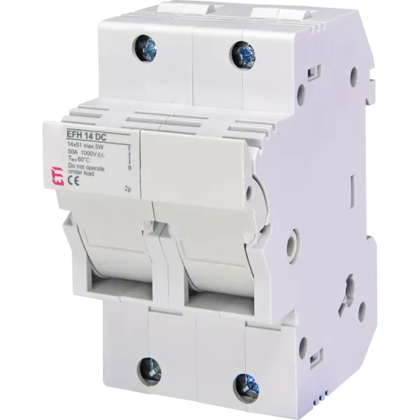ЕТІ EFH 14 2P 50A 1000V DC Держатель предохранителя