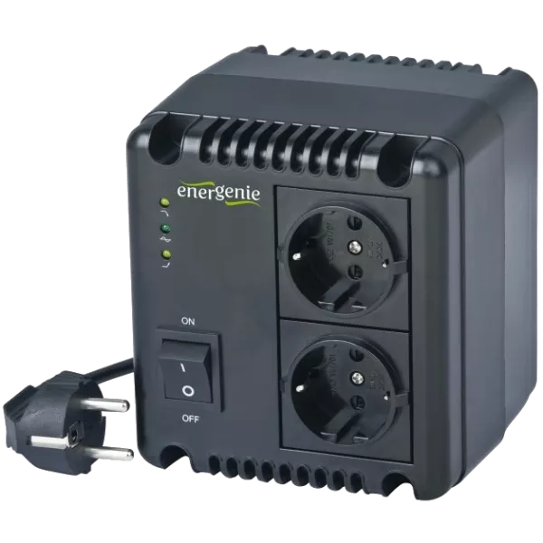 EnerGenie EG-AVR-1001 220В 1000 ВА Автоматичний регулятор та стабілізатор