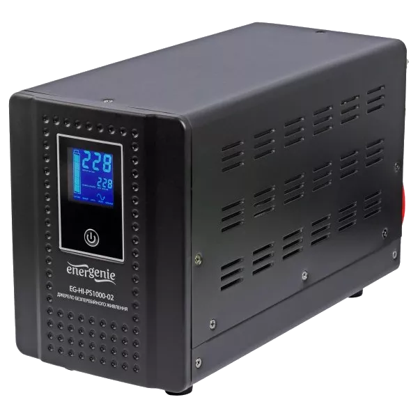 EnerGenie EG-HI-PS2000-02 2000ВA чиста синусоїда Джерело безперебійного живлення під акумулятор