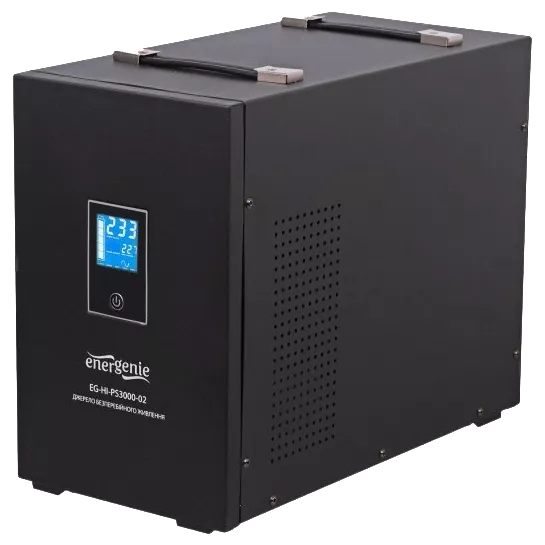 EnerGenie EG-HI-PS3000-02 3000ВА чистая синусоида Джерело безперебійного живлення під акумулятор