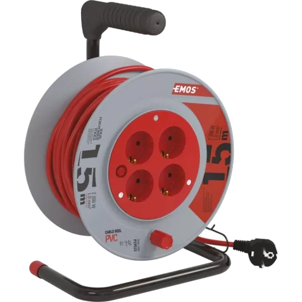 EMOS P19515 15м на котушці Мережевий подовжувач