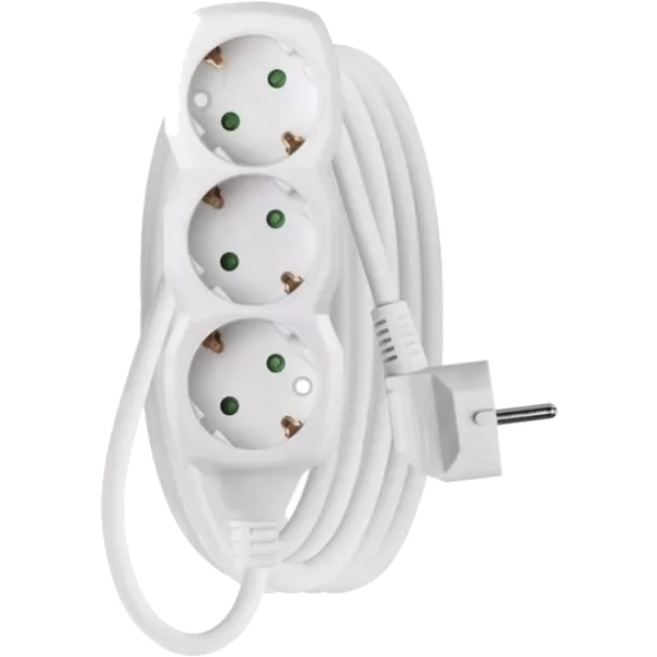 EMOS P0321R 3 розетки 1.5 м Мережевий подовжувач