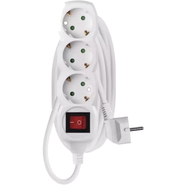 EMOS P1321R 3 розетки 1.5 м Мережевий подовжувач