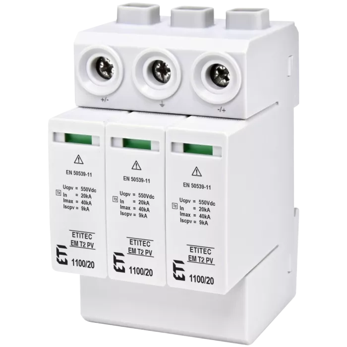 ETI TEC EM T2 PV 1100/20 Y (для PV систем) Обмежувач перенапруги