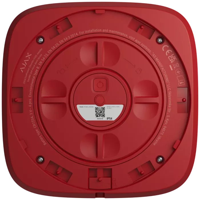 Ajax EN54 FireProtect (Sounder) red пожежний звуковий Сповіщувач