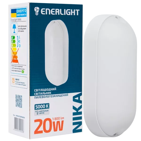 ENERLIGHT NIKA Світильник світлодіодний 20Вт 5000К IP65