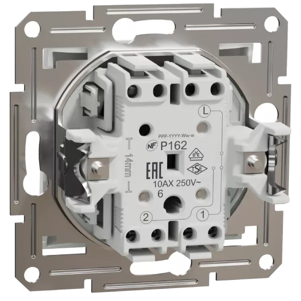 Schneider Electric EPH0470121 Asfora Переключатель проходной 1-клавишный