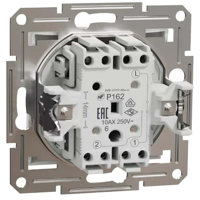 Schneider Electric EPH0470121 Asfora Перемикач прохідний 1-клавішний