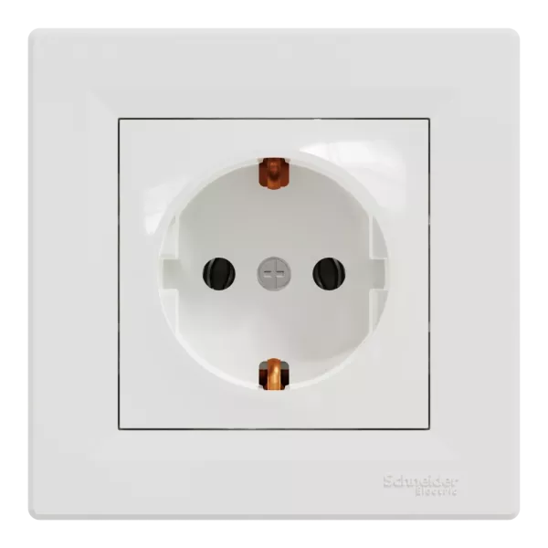 Schneider Electric ASFORA EPH2900121 Розетка одинарна із заземленням