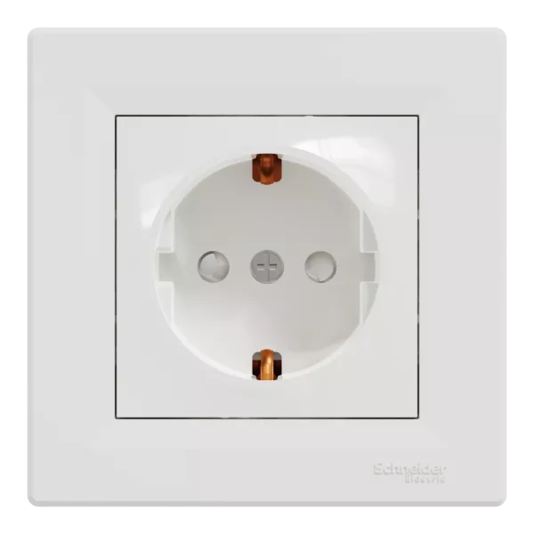 Schneider Electric ASFORA EPH2900221 Розетка одинарна із заземленням і шторкою