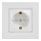Schneider Electric ASFORA EPH2900221 Розетка одинарна із заземленням і шторкою