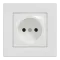 Schneider Electric ASFORA EPH3000121 Розетка одинарна без заземлення