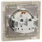 Schneider Electric Asfora EPH3100123 Розетка із кришкою, із заземленням