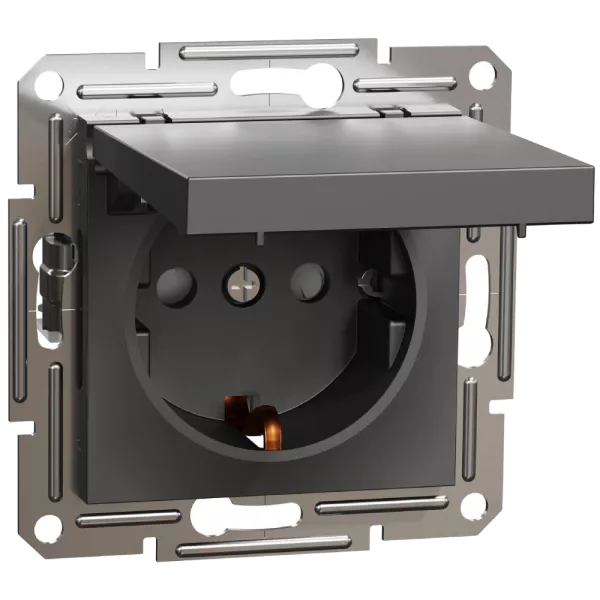 Schneider Electric Asfora EPH3100171 Розетка антрацит