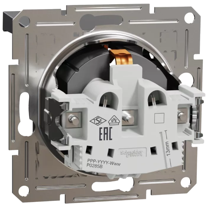 Schneider Electric Asfora EPH3100171 Розетка антрацит