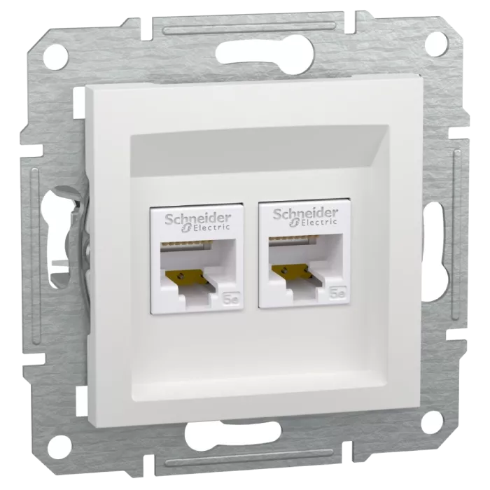 Asfora UTP 5E Розетка RJ45 подвійна