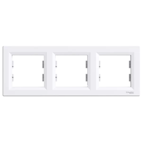 Schneider Electric ASFORA EPH5800321 Рамка 3-місна горизонтальна біла
