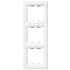 Schneider Electric ASFORA Рамка 3-местная вертикальная белая