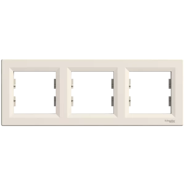 Schneider Electric Asfora EPH5800323 РАМКА ТРИМІСНА, ГОРИЗОНТАЛЬНА