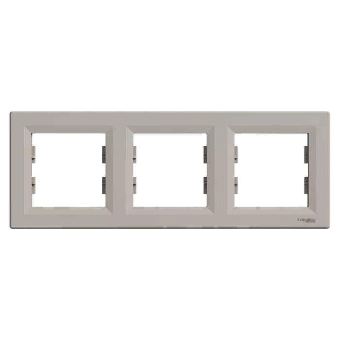 Schneider Asfora (EPH5800369) Рамка 3-на бронза горизонтальна