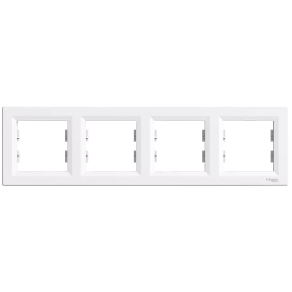 Schneider Electric ASFORA EPH5800421 Рамка 4-місна горизонтальна біла