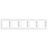Schneider Electric ASFORA EPH5800521 Рамка 5-місна горизонтальна біла