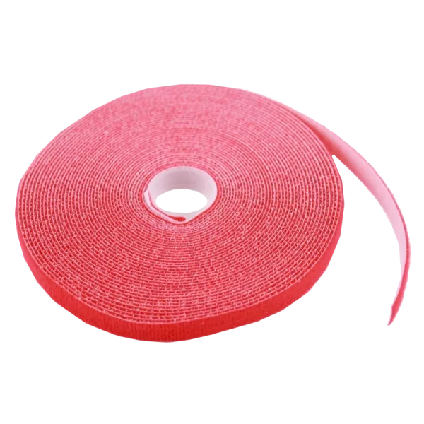 EPNew GTM-1210RDZ Стяжка-липучка, 12 мм x 10 м, моток, червона