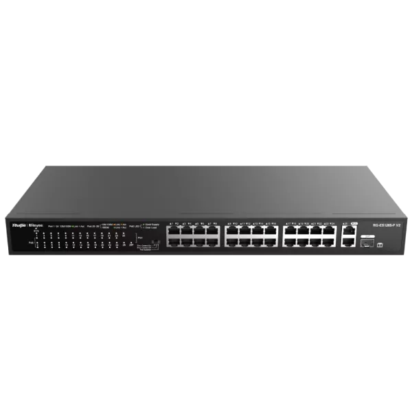 Ruijie Reyee RG-ES126S-P V2 PoE Комутатор 24 порти некерований