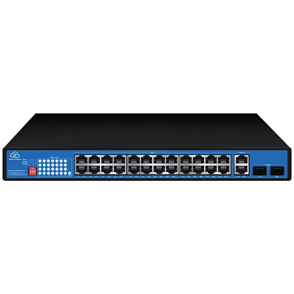 Ewind EW-ES2028CF-AP PoE Комутатор 24 порти некерований