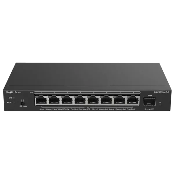 Ruijie Reyee RG-ES209MG-P Комутатор 9 портів керований
