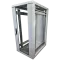 EServer 24U-600х600, скло, сіра Шафа підлогова