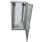 EServer 24U-600х600, скло, сіра Шафа підлогова
