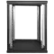 EServer 12U 600х500х637 скло, чорна Шафа