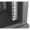 EServer 12U 600х500х637 скло, чорна Шафа